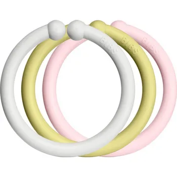 Hrací deka Bibs - Loops - kroužky - 12ks Varianta: 12ks Haze/ Meadow/ Blossom