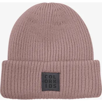 Kojenecká čepice Color Kids - Vlněná čepice - Woodrose Velikost: 52