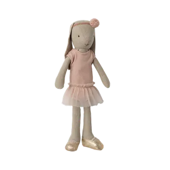 plyšák Maileg - Králičí baletka - velikost 2 - rose