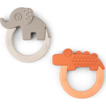 Done by Deer Kousátko Deer friends 2ks - papaya/pískové