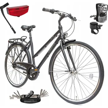 Městské kolo Městské kolo CHRISSON City One, rám 20,5 palce, kola 28", černé