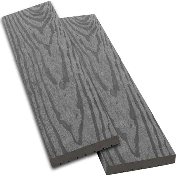 ALFIstyle WPC Plotovka šedá, 1500x72x12 mm, embosovaná Zakončení: Rovné