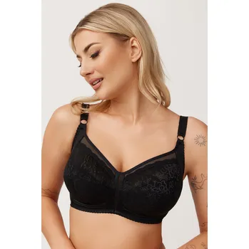Podprsenka Podprsenka Azal 024 - polovyztužená Barva: Černá, Velikost: 100C