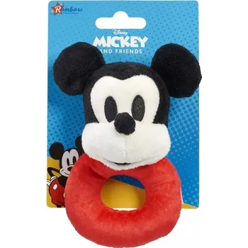 plyšák Rainbow Plyšové chrastítko Mickey Mouse