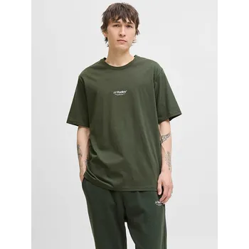 Pánské oblečení Tričko Jack & Jones Khaki 792295 L