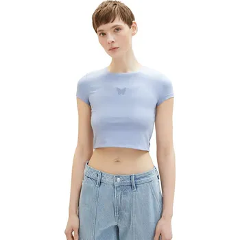Dámské oblečení Tričko Tom Tailor Hellblau 458828 XL