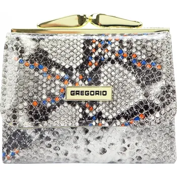 Dámská kožená peněženka šedá - Gregorio Viera šedá