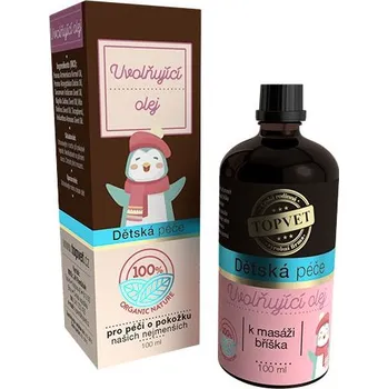 Masážní přípravek Topvet Dětská péče Uvolňující olej 100ml