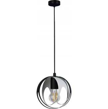 Závěsné svítidlo BALL 1 Černý lustr Loft Kov