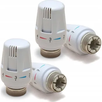 Hlavice pro radiátor Termostatická Kartuše TRV M30 x 1,5 Regulace teploty 4 hlavice KPL