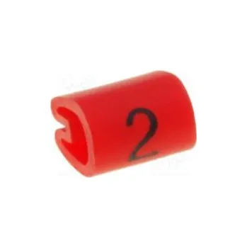 Elektrický konektor Kabelové značky pro kabely a vodiče Symbol štítku 2 2,5÷4mm