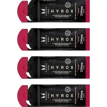 Aminokyselina MyProtein Hyrox the Pre Workout Gel 4 x 48 g višeň