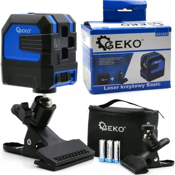 Měřící laser Geko G03302 20m křížový laser