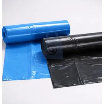 Pytle na odpadky Pytle odpadkové v roli, LDPE, síla 100 mikronů 70 x 110 cm typ 100 role LDPE MODRÝ (15 ks v balení), balení 1 bal