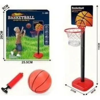 Míčový sport VELKÁ SADA NA BASKETBALOVÝ KOŠ PRO DĚTI BASKETBAL PUMPIČKA