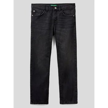 Dívčí džíny Benetton Schwarz 9808908 150