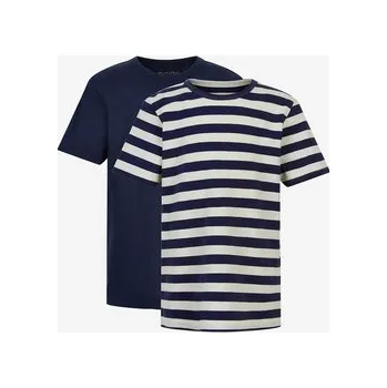 Kojenecká souprava Minymo - Triko s krátkým rukávem 2ks - Marshmallow Varianta:: 128