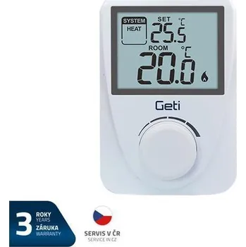 GETI Termostat GRT01 drátový (VÝPRODEJ)