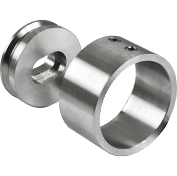 Zábradlí Kotvení boční na madlo / trubku ø 42,4 mm, broušená nerez K320 / AISI304