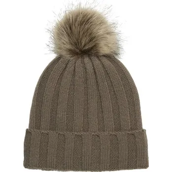 Kojenecká čepice EnFant - Čepice s bambulí - Chocolate Chip Velikost: 48