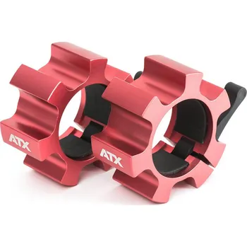 Objímka pro činku Hliníkový uzávěr osy ATX, červená