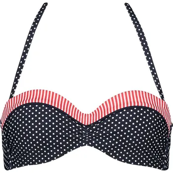 Dámské plavky Plavky s.Oliver Dunkelblau/ Rot 5069521 42D-Cup