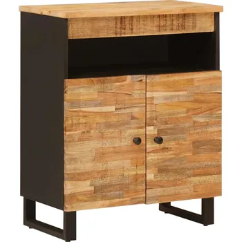 Televizní stolek vidaXL Boční skříňka Hnědá 60 x 33 x 75 cm Masivní mangové dřevo [4018321]