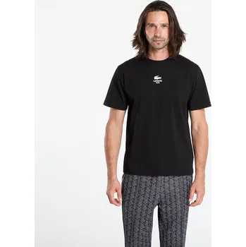 Pánské tričko Tričko LACOSTE Men's Tee-Shirt Black XL