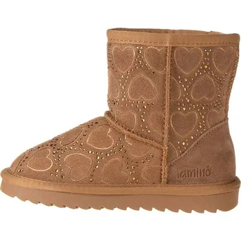 Dívčí kozačky lamino Hellbraun 512633 35