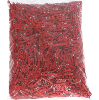 Kolíček na prádlo Dřev. kolíčky,ČERVENÉ, 2,5cm, 20ks/bal.