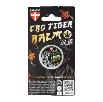 Masážní přípravek Palacio Tiger - Tradiční tygří mast s CBD, 15g