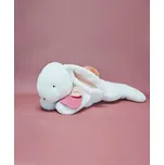 Doudou Plyšový králík s tmavě růžovou bambulkou 80 cm