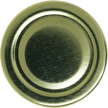 Víčko na zavařovací sklenici Tecnocap Víčko TO 58 zlaté E12 (světlejší) RTO paster R47