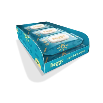 Hygienický ubrousek 6x vlhčené splachovatelné ubrousky (64 ks)