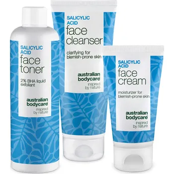 Pleťová kosmetika Sada na černé tečky a póry – Čištění s kyselinou salicylovou — Zbavte se černých teček a ucpaných pórů. Získejte čistou a hladkou pleť díky exfoliační kyselině salicylové. Hloubkové čištění pórů.