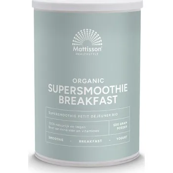 Mattisson BIO Supersmoothie snídaně - 500 g - DMS 3/26