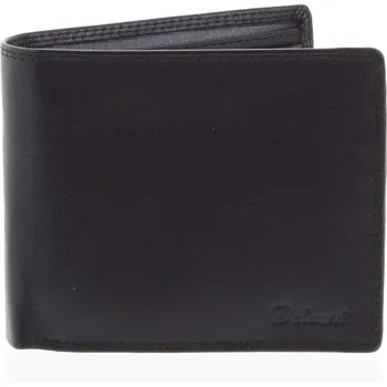 Pánská kožená peněženka černá - Delami Sane černá