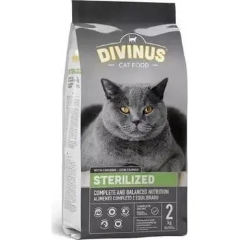 Krmivo pro kočku DIVINUS Cat Sterilized - suché krmivo pro kočky - 2 kg