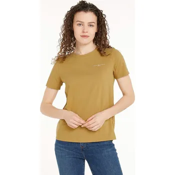 Dámská móda Tričko Tommy Hilfiger Senf 5024368 XL