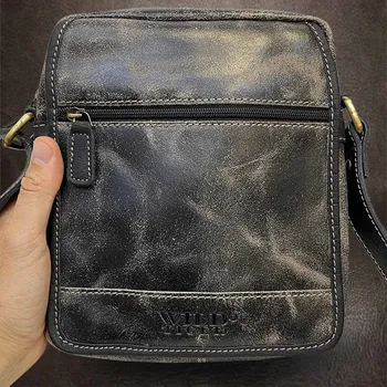 Naprosto famózní odstín kůže, pánská crossbody taška Bez personalizace - individuální přání řešíme po domluvě.