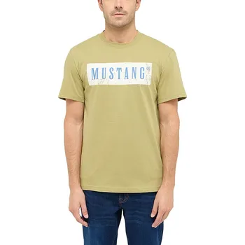 Oblečení a móda Tričko Mustang Khaki 859197 M