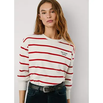 Dámská mikina Mikina Pepe Jeans Creme/ Rot 368703 XL
