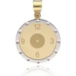 MOISS přívěsek ze žlutého zlata HODINY BICOLOR