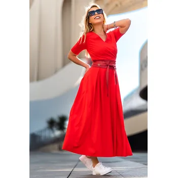 Dámské šaty Jadberg Women Červené šaty Melrose Velikost: S-M