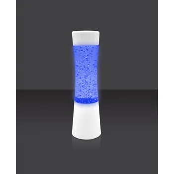 Stojací lampa Bílá zářivá třpytivá lampa