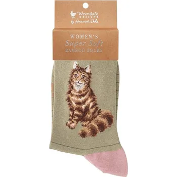 Dámské ponožky Wrendale Designs Dámské ponožky Wrendale Designs "Feline Fabulous" - Kočka