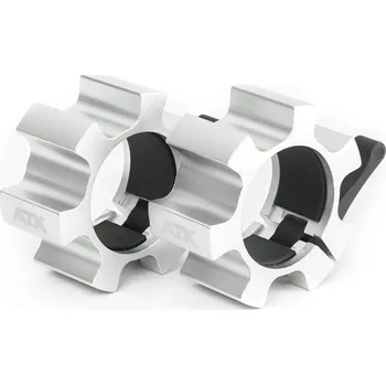 Objímka pro činku Hliníkový uzávěr osy ATX, stříbrná