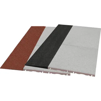 Rovný koncový profil SPORTEC 100 x 25 cm, 4,7 kg Koncový profil 1000 x 250 mm, černá