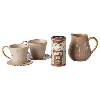 plyšák Maileg - Set na horkou čokoládu