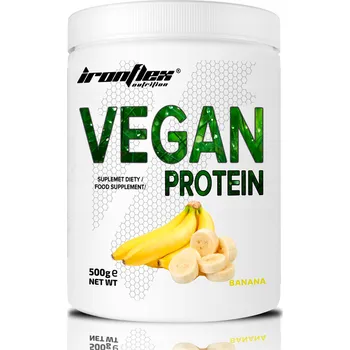 Protein Protein rostlinný protein IronFlex prášek 500 g příchuť banán